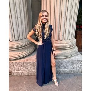 Lace maxi dress
